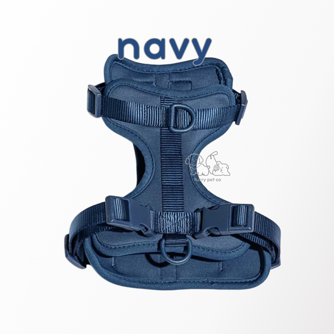 Furry Pet Co Breathable Neoprene No Pull Pet Harness