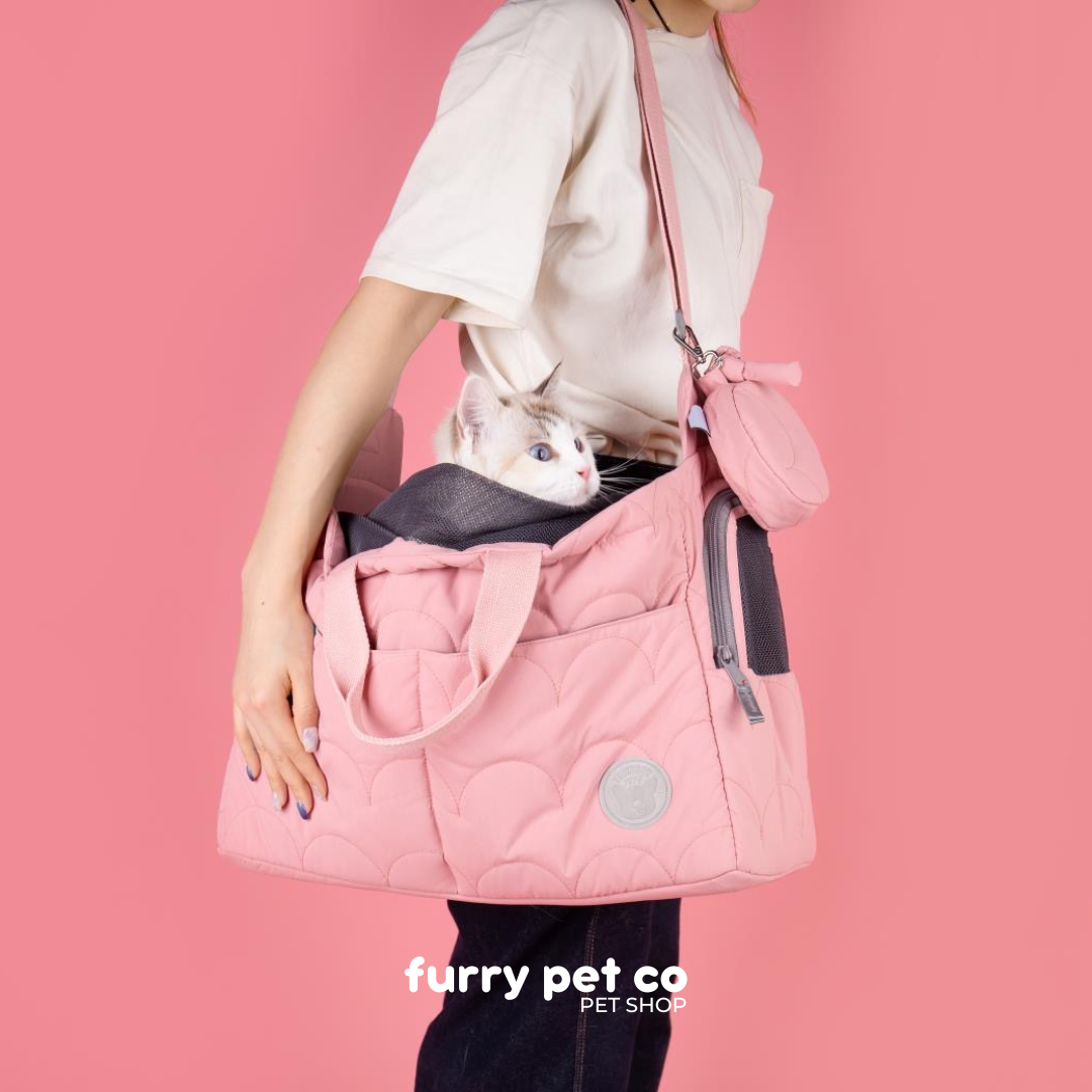 Touchdog Pink Pet Carrier Bag