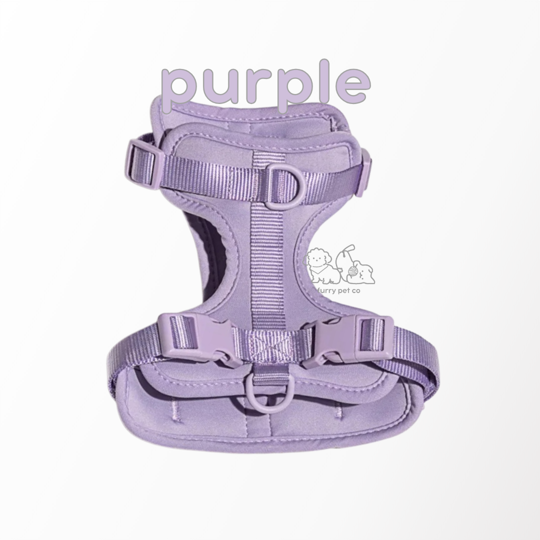 Furry Pet Co Breathable Neoprene No Pull Pet Harness