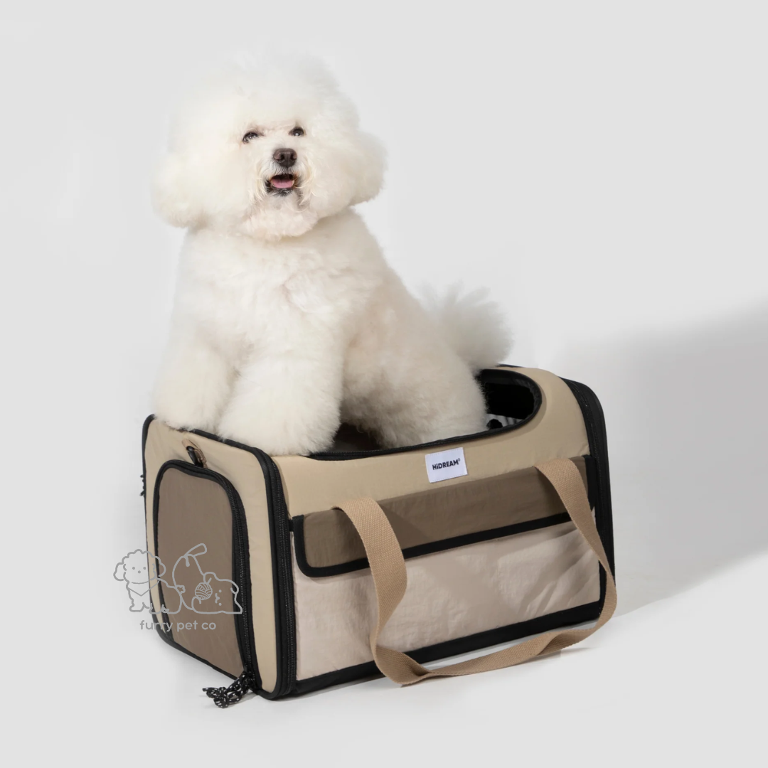 HiDREAM Airline Approved Breathable Travel Pet Carrier Bag with Adjustable Strap (up to 7kg)