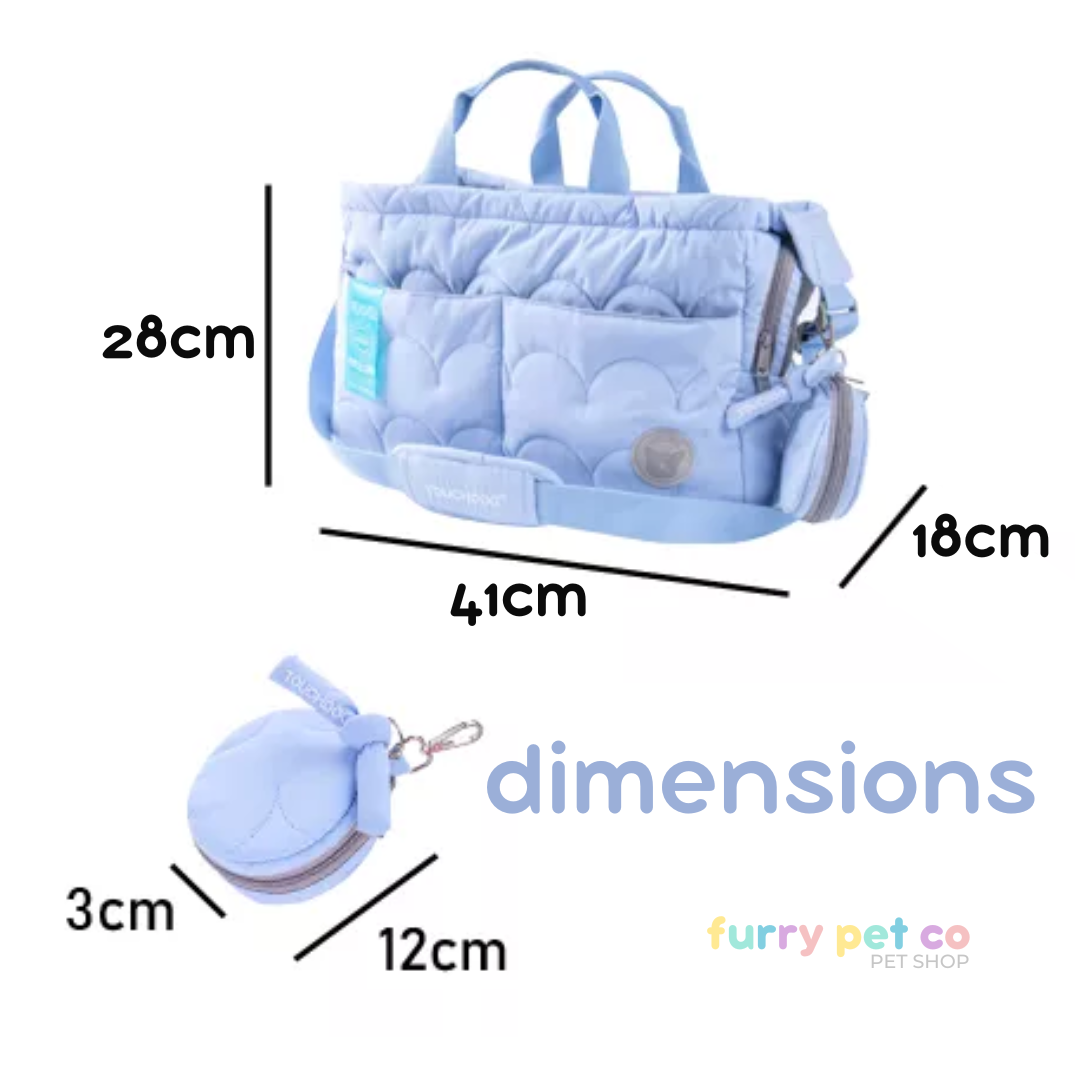 Touchdog Blue Pet Carrier Bag